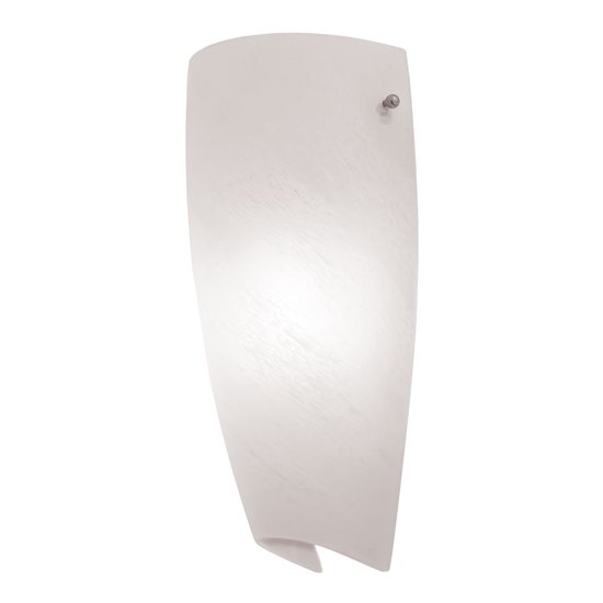 Foto para 26w Daphne GU-24 Spiral Fluorescent Damp Location Alabaster Wall Sconce (CAN 8.5"x4"x0.5")