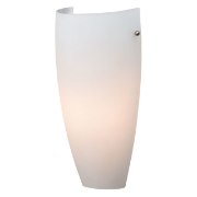 Picture of 26w Daphne GU-24 Spiral Fluorescent Damp Location Opal Wall Sconce (CAN 8.5"x4"x0.5")