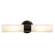 Picture of 26w (2 x 13) Cobalt GU-24 Spiral Fluorescent Damp Location Oil Rubbed Bronze Opal Wall Fixture (CAN 0.75"Ø5")