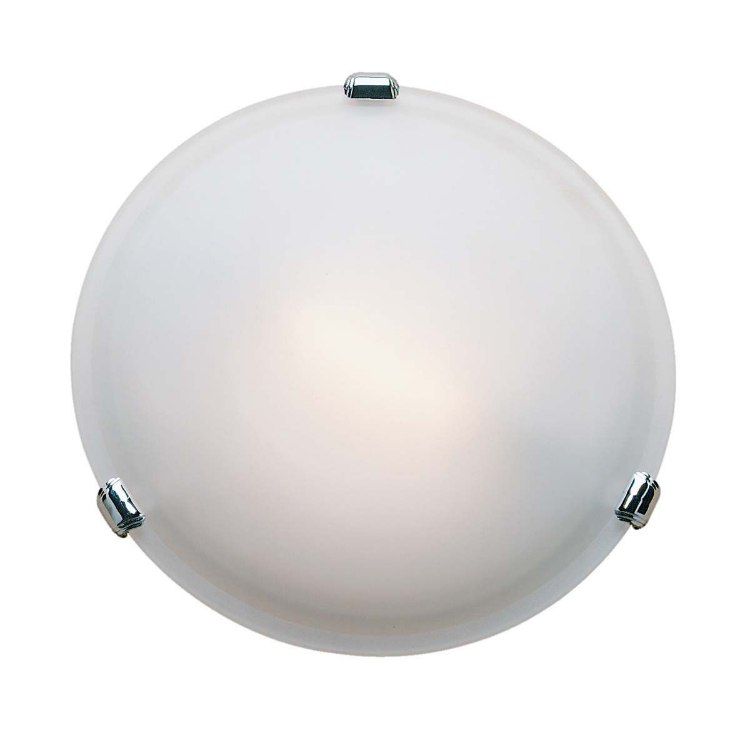 Foto para 39w (3 x 13) Nimbus GU-24 Spiral Fluorescent Damp Location Chrome Frosted Flush-Mount