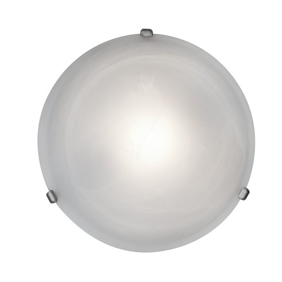 Picture of 39w (3 x 13) Nimbus GU-24 Spiral Fluorescent Damp Location Satin Alabaster Flush-Mount