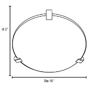 Foto para 39w (3 x 13) Cirrus GU-24 Spiral Fluorescent Damp Location Satin Frosted Flush-Mount