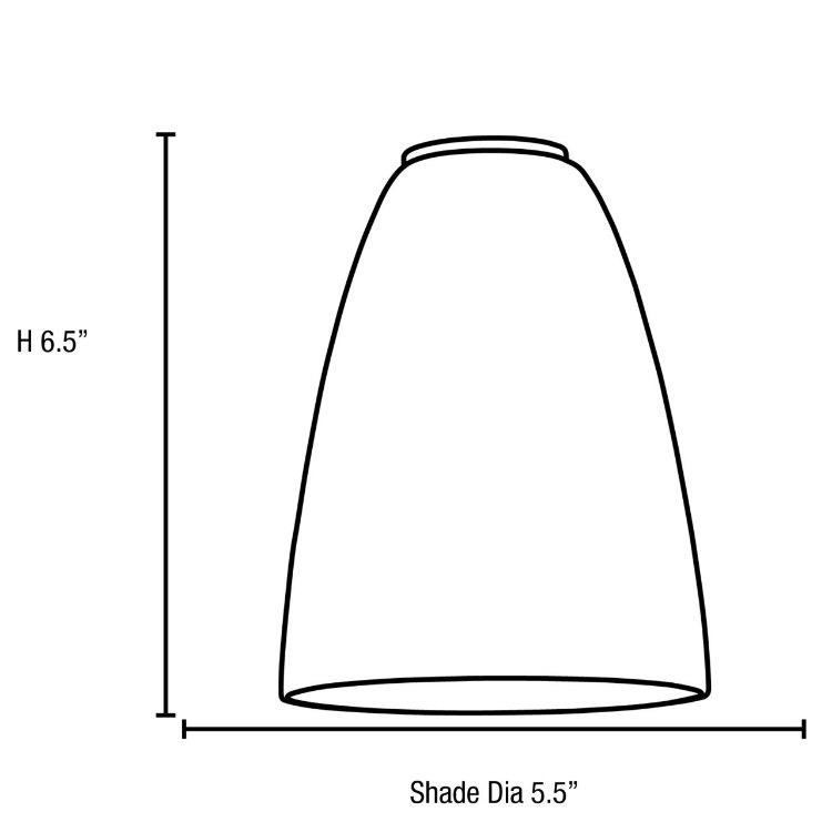 Foto para 100w Flute Glass Pendant E-26 A-19 Incandescent Dry Location Brushed Steel LGR Glass 6.5"Ø5.5" (CAN 1.25"Ø5.25")