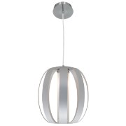 Picture of 100w Helix E-26 A-19 Incandescent Dry Location Aluminum Opal Pendant 15"Ø13.25" (CAN 0.75"Ø5.5")