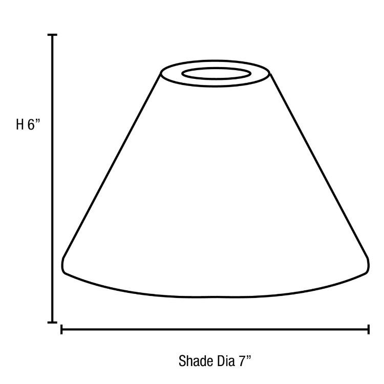 Foto para 100w Martini Glass Pendant E-26 A-19 Incandescent Dry Location Oil Rubbed Bronze White Glass 6"Ø7" (CAN 1.25"Ø5.25")