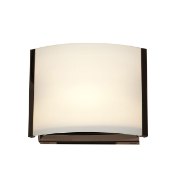 Foto para 100w Nitro 2 R7s J-78 Halogen Damp Location Bronze Opal 1Lt Wall Vanity (CAN 6"x5.1"x0.9")