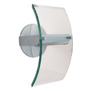 Picture of 100w Phoebe R7s J-78 Halogen Dry Location Chrome 8mm Clear Glass Wall Fixture (CAN 1"Ø5.5")