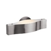 Picture of 100w Titanium R7s J-78 Halogen Damp Location Brushed Steel Frosted Wall & Vanity (CAN 6.4"x2"x0.9")