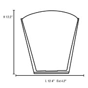 Picture of 120w (2 x 60) Artemis E-12 B-10 Incandescent Dry Location Brushed Steel Opal Wall Sconce (CAN 12.5"x12.2"x0.5")