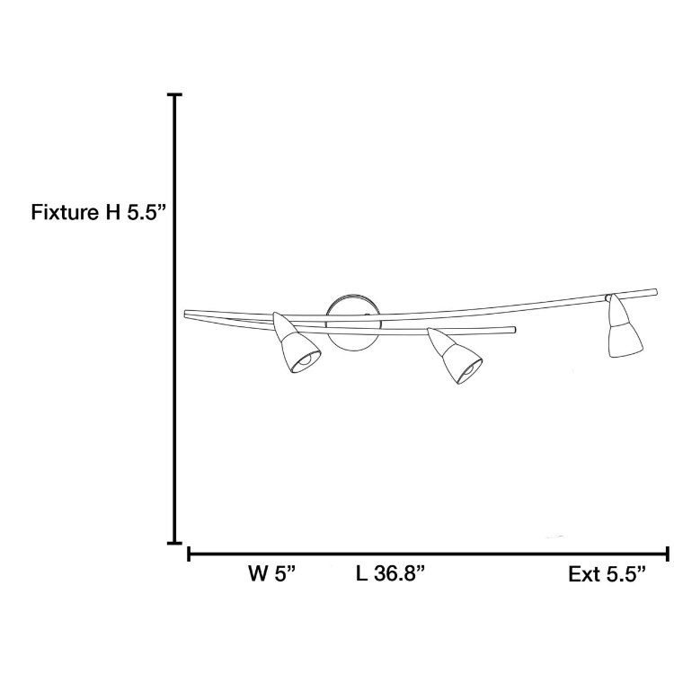 Foto para 120w (3 x 40) Iris G9 G9 Halogen Dry Location Oil Rubbed Bronze Amber Wall Fixture
