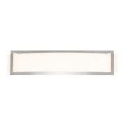 Picture of 13w Argon Module Damp Location Brushed Steel Opal LED Wall Fixture (CAN 19.75"x4.25"x1")