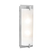 Picture of 13w Bo Module Damp Location Brushed Steel Opal LED Wall & Vanity (CAN 5.1"x18.5"x1.4")