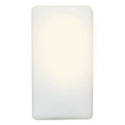 Picture of 13w Brick GU-24 Spiral Fluorescent Opal Wet Location Wall Fixture (CAN 9.6"x4.6"x1")