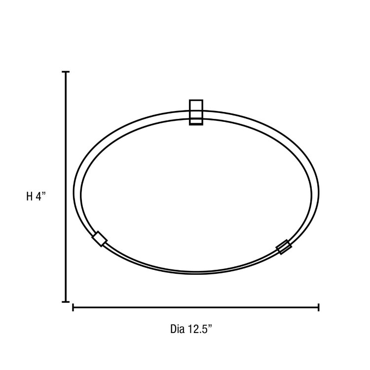 Foto para 13w Nimbus GU-24 Spiral Fluorescent Damp Location Chrome Alabaster Flush-Mount