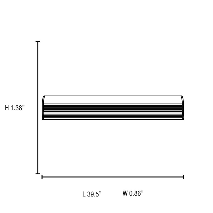 Foto para 14w InteLED Dry Location Aluminum 4K 39.5" LED Track Module