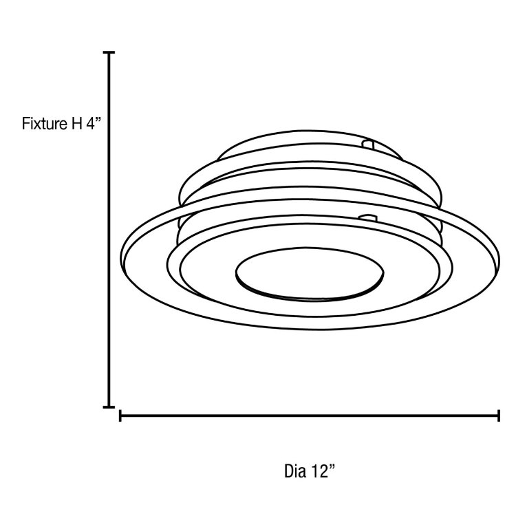Foto para 150w Helius R7s J-78 Halogen Damp Location Brushed Steel Clear Frosted Flush-Mount (CAN 1"Ø6")
