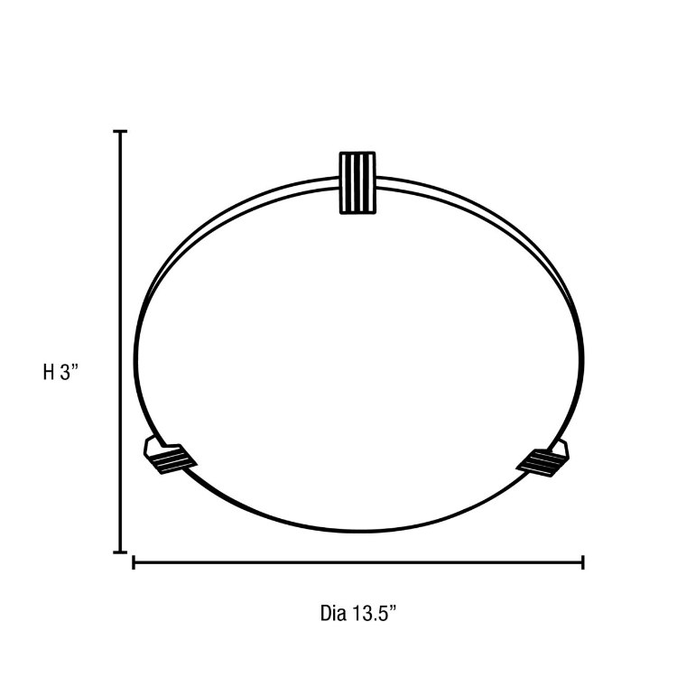 Foto para 150w Luna R7s J-118 Halogen Damp Location Brushed Steel White Flush-Mount 3"Ø13.5"