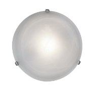 Picture of 150w Nimbus R7s J-118 Halogen Damp Location Satin Alabaster Flush-Mount 5"Ø16.25"