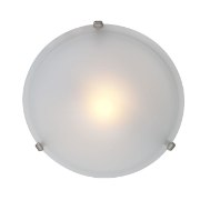 Picture of 150w Nimbus R7s J-118 Halogen Damp Location Satin Frosted Flush-Mount 5"Ø16"