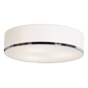 Picture of 180w (3 x 60) Aero E-26 A-19 Incandescent Damp Location Chrome Opal Flush-Mount (CAN Ø11")