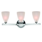 Picture of 180w (3 x 60) Sydney G9 G9 Halogen Dry Location Chrome Frosted Wall & Vanity