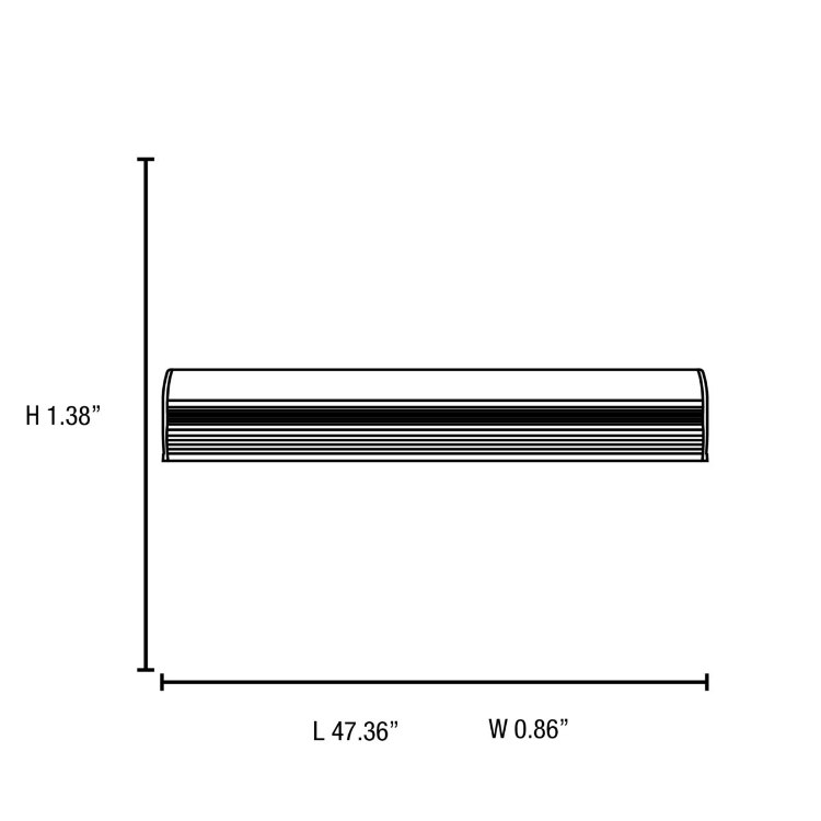 Foto para 18w InteLED Dry Location Aluminum 47" LED Track Module