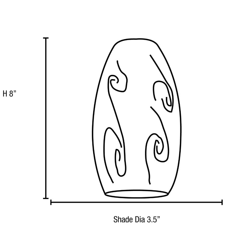 Foto para 18w Merlot Glass Pendant GU-24 Spiral Fluorescent Dry Location Brushed Steel Red Sky Glass 8"Ø3.5" (CAN 1.25"Ø5.25")