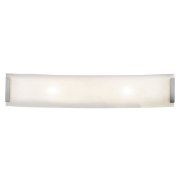 Picture of 200w (2 x 100) Neon R7s J-118 Halogen Damp Location Brushed Steel LFR Wall & Vanity (CAN 19.25"x5.4"x1.4")