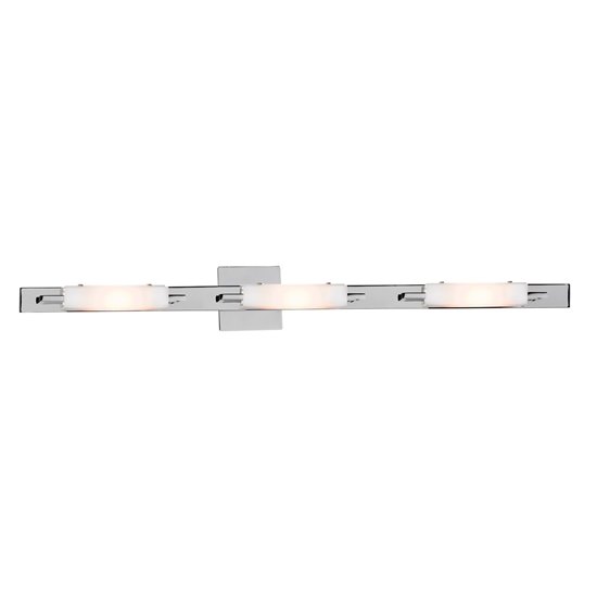 Picture of 225w (3 x 75) Styx R7s J-78 Halogen Dry Location Chrome Opal Wall & Vanity (CAN 34.9"x2.6"x1")