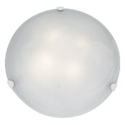 Picture of 240w (4 x 60) Mona E-26 A-19 Incandescent Dry Location White WH Flush-Mount (CAN Ø17.5")