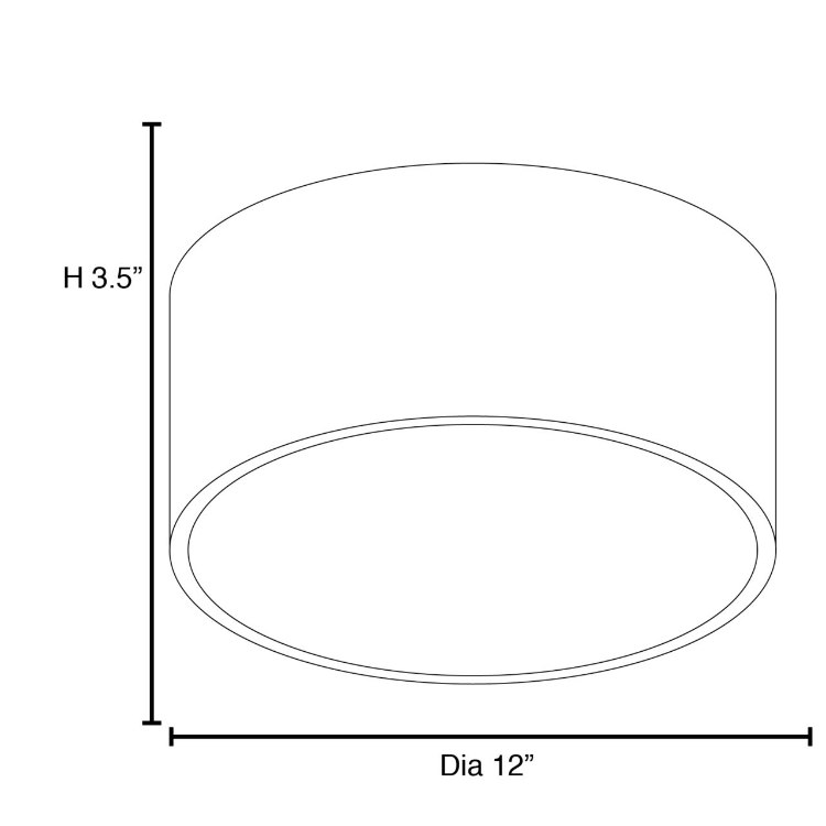 Foto para 24w TomTom Module Damp Location Satin Frosted Dimmable LED Flush-Mount