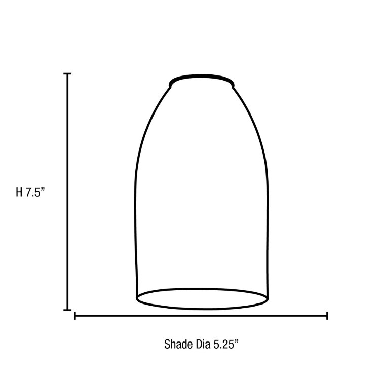 Foto para Inari Silk Opal Pinot Pendant Glass Shade