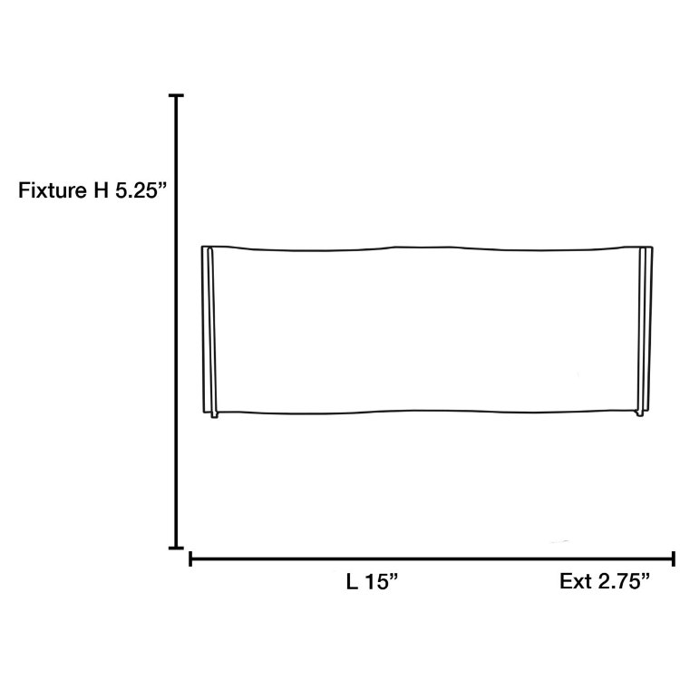Foto para 80w (2 x 40) Mercury G9 G9 Halogen Dry Location Brushed Steel Frosted Wall & Vanity