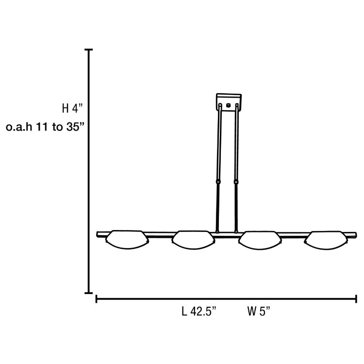 Foto para 400w (4 x 100) Nido R7s J-78 Halogen Dry Location Oil Rubbed Bronze Frosted Semi-Flush or Pendant (CAN 5.5"x5.5"x0.9")
