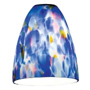 Picture of Fire Blue Glass Shade 4.9"Ø4" (CAN 4.5")