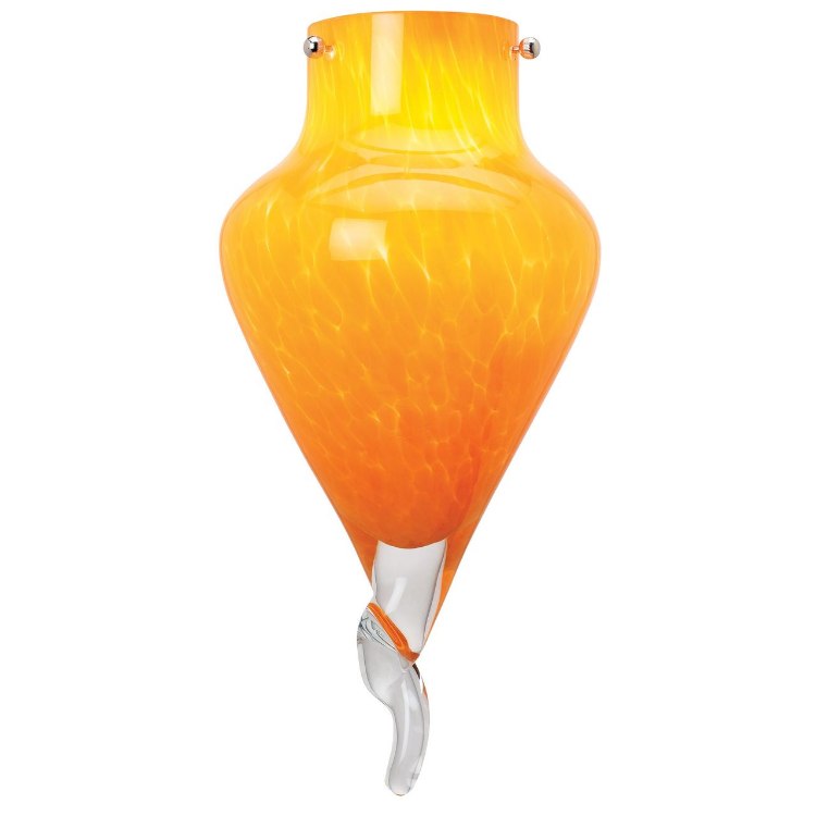Foto para Genie YEL Hand Blown Glass Shade 14"Ø6.5"