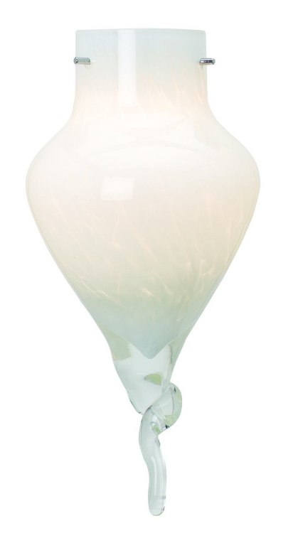 Foto para Genie White Hand Blown Glass Shade 17"Ø8"