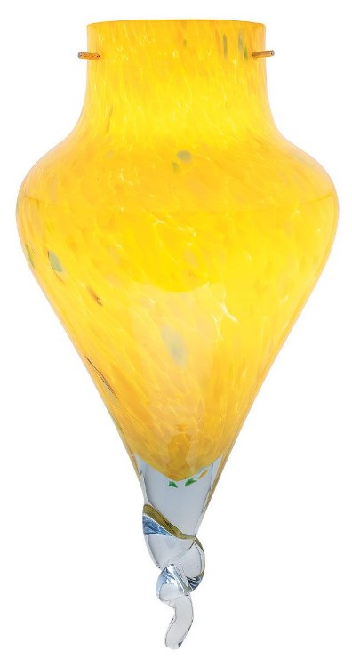 Foto para Genie YEL Hand Blown Glass Shade 17"Ø8"
