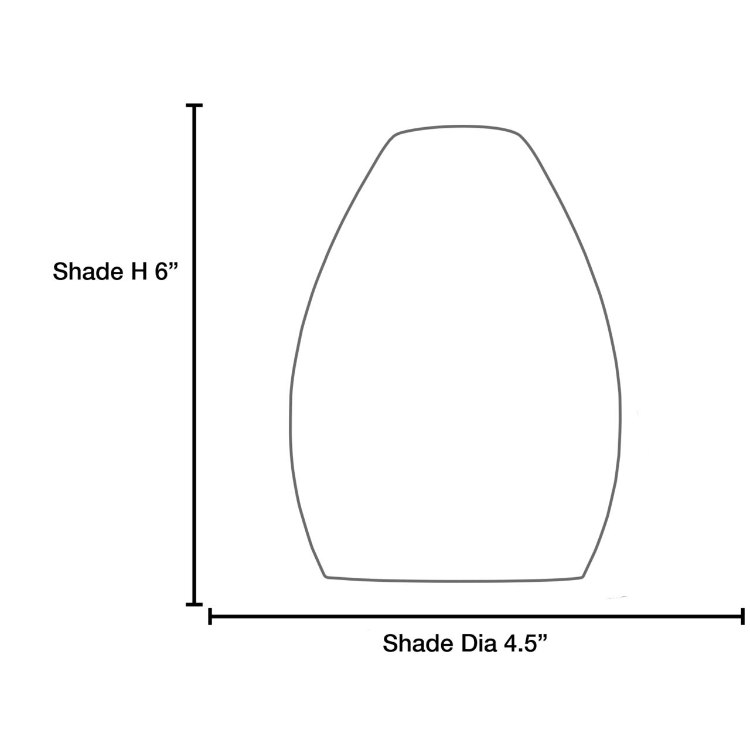 Foto para Pearl Amber Glass Shade (CAN 0.5")