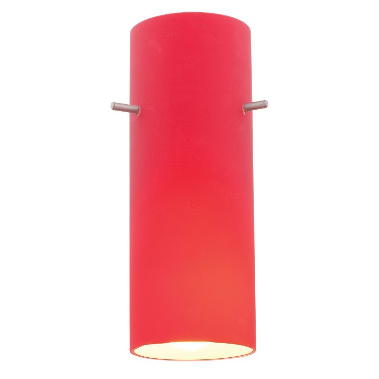 Foto para Cylinder Red Pendant Glass Shade