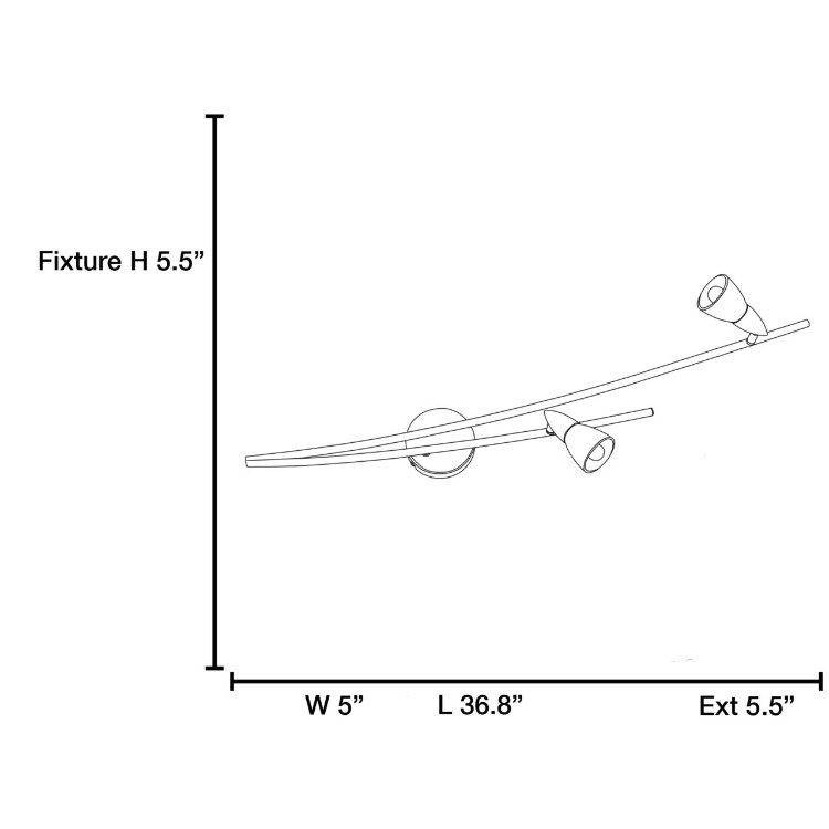 Foto para 80w (2 x 40) Iris G9 G9 Halogen Dry Location Oil Rubbed Bronze Amber Wall Fixture