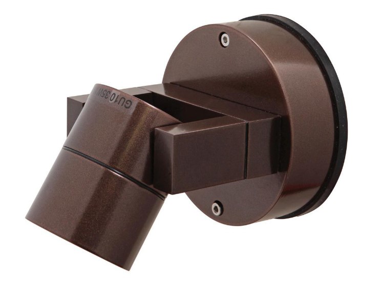 Foto para 35w KO GU-10 MR-16 Halogen Bronze Clear Marine Grade Wet Location Spotlight 4"Ø4" (CAN 1.5"Ø4.2")