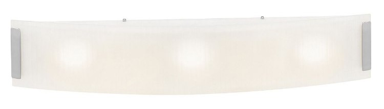 Foto para 300w (3 x 100) Neon R7s J-78 Halogen Damp Location Brushed Steel LFR Wall & Vanity (CAN 27.4"x5.4"x0.88")