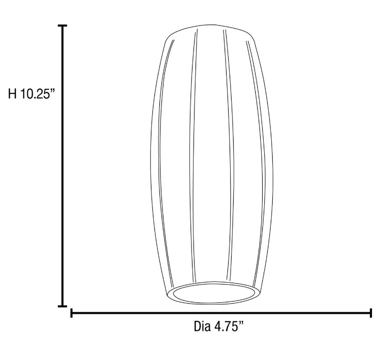 Foto para Cognac Glass Shade White Cognac Pendant Glass Shade