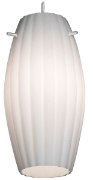 Picture of Fleur Opal Moulded Glass Cylinder Glass Shade