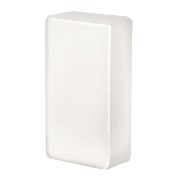 Picture of 75w Brick E-26 A-19 Incandescent Opal Wet Location Wall Fixture (CAN 9.6"x4.6"x1")
