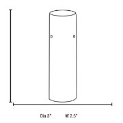 Picture of Anari Silk Plum Duplex Cylinder