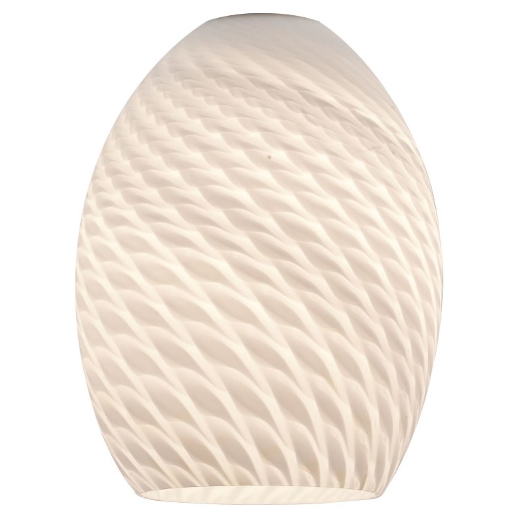 Foto para FireBird White Firebird Brandy Pendant Glass Shade