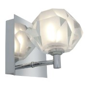 Picture of 60w Glas_e G9 G9 Halogen Damp Location FCL Crystal Chrome Wall/Vanity (CAN 4.4"x4.4"x1")