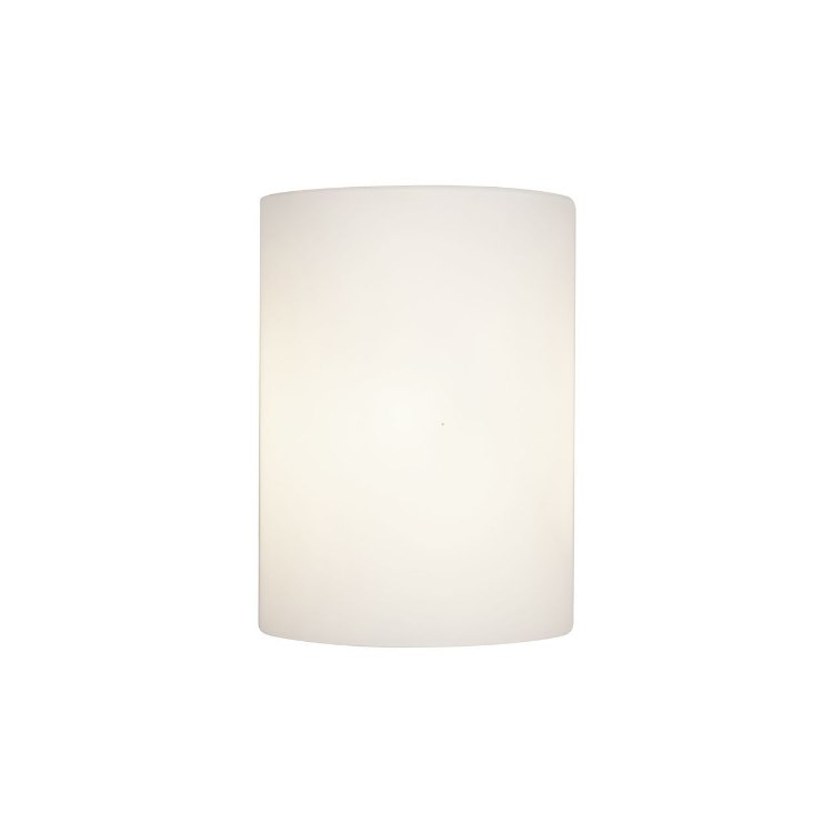 Foto para 60w Tabo E-12 B-10 Incandescent Damp Location Brushed Steel Opal Wall & Vanity (CAN 0.75")